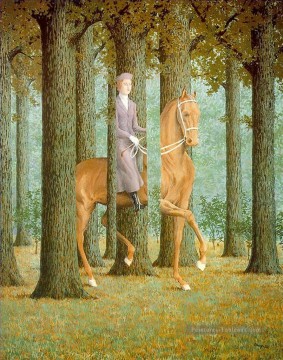 René Magritte œuvres - la signature vierge 1965 René Magritte